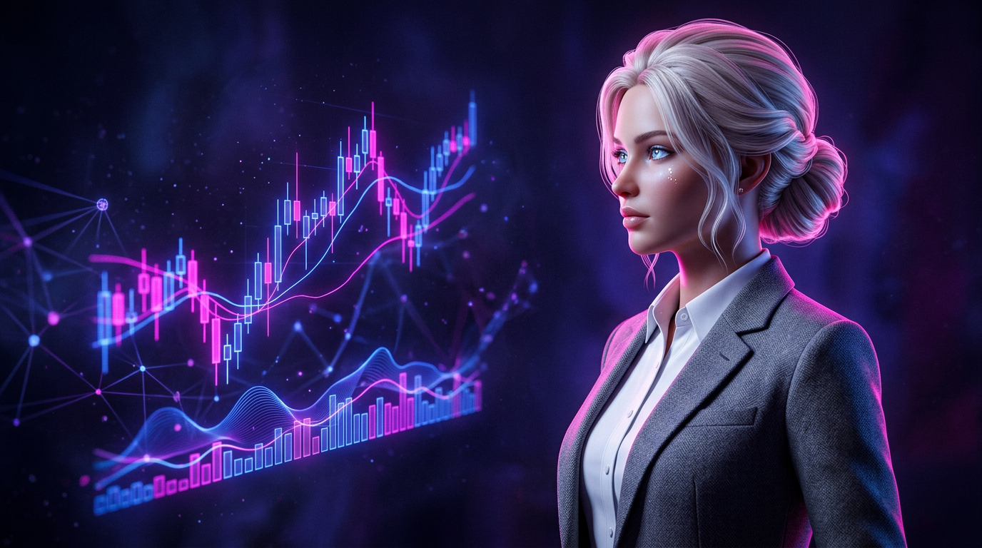 Zireael studying holographic candlestick charts and liquidity graphs